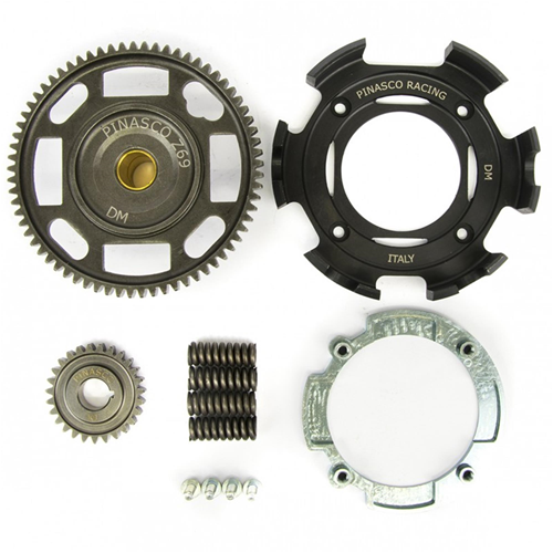 Coppia trasmissione Campana frizione PINASCO 26270950 Z 24 69 denti dritti per VESPA 50 special PK