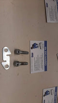 Kit 2 bulloni mm 7 con piastrina per fissammio montaggio bloccaggio leva avviamento messa in moto