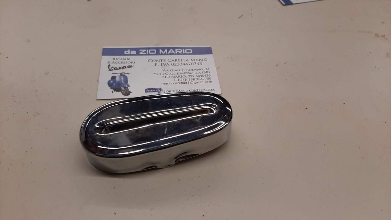 Coprimolleggio cromato per VESPA 50 N L R 125 PRIMAVERA ET3 SPECIAL