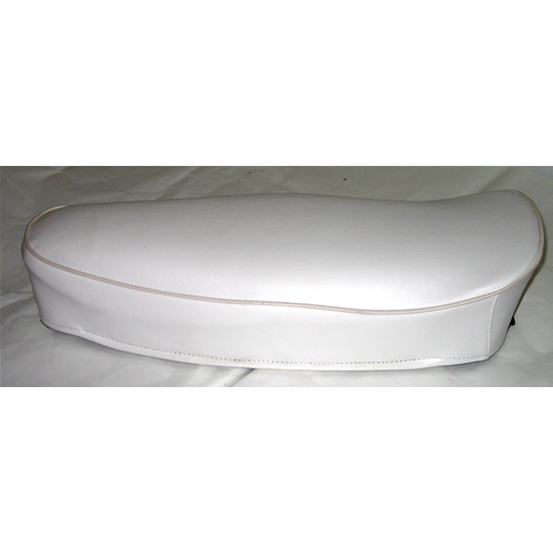 Sella bianca bordo bianco per VESPA 50 SPECIAL R L N senza serratura