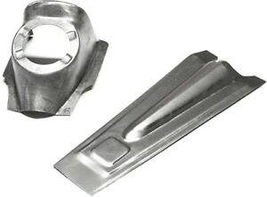 Nasello calandra musetto copristerzo in lamiera per stemma quadrato VESPA 50 90 125 SS N L R VMA1T