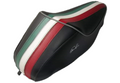 sella SPORTIVA NERA con BANDIERA ITALIANA LUGA per VESPA 50 SPECIAL