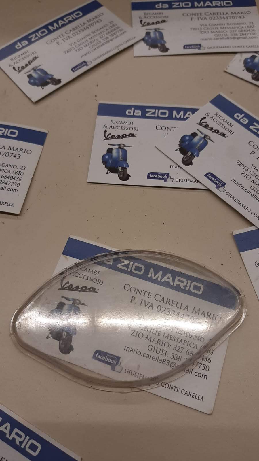 Trasparente vetro contachilometri per VESPA VNL VBA VBB VLA VS