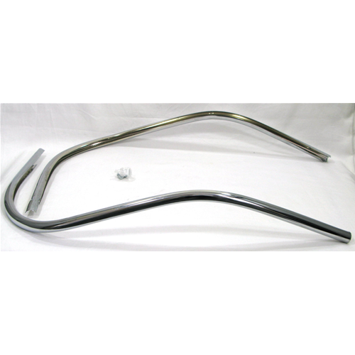 Bordo Scudo Salvabordi Cromato VESPA SUPER SPRINT VELOCE GTR 125 150 a 2 Pezzi