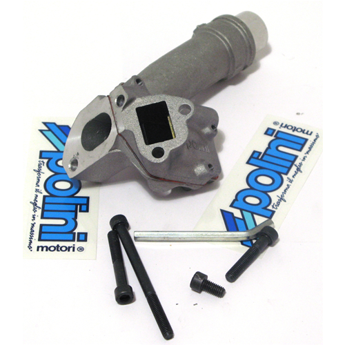 Collettore Doppia Aspirazione LAMELLARE POLINI 24 VESPA cc. 125 PK XL 3F