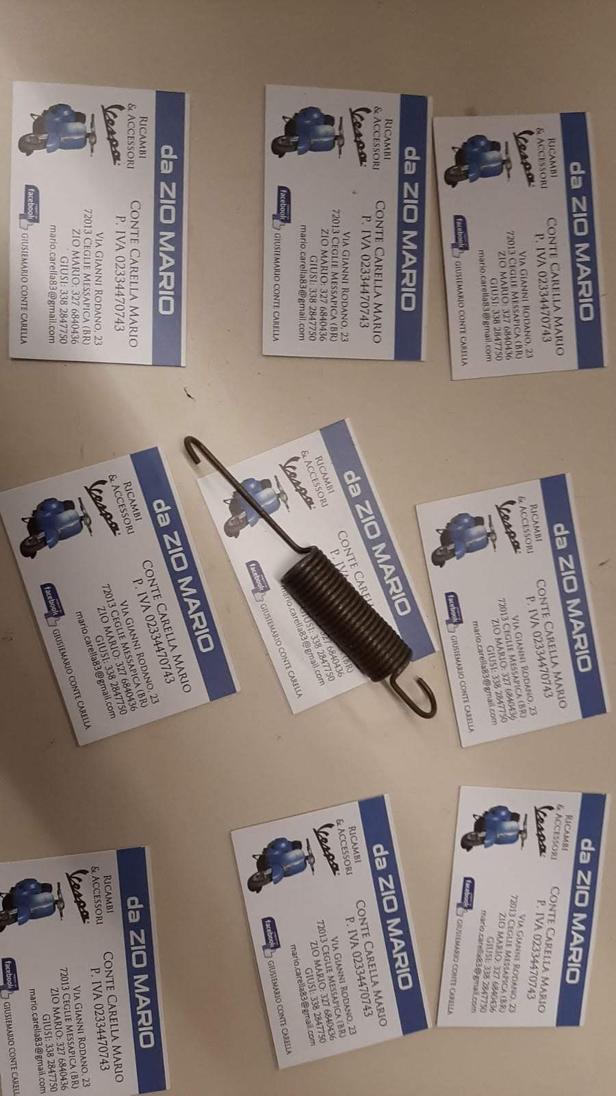 Molla per cavalletto per VESPA 50 125 cc. PK