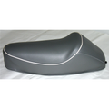 Sella con gobba color grigio bordo bianco per VESPA 50 90 cc. N L R SPECIAL