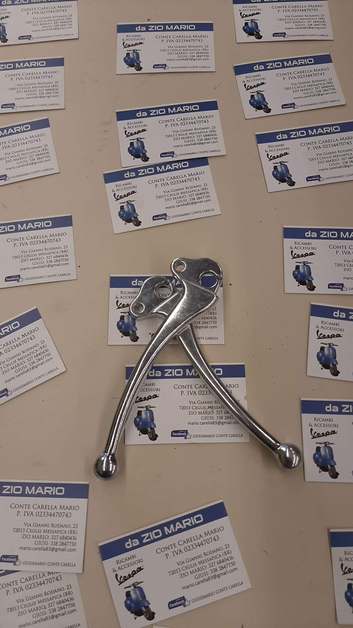 Coppia LEVE Freno e Frizione Lucide per VESPA 50 SPECIAL 125 PRIMAVERA ET3