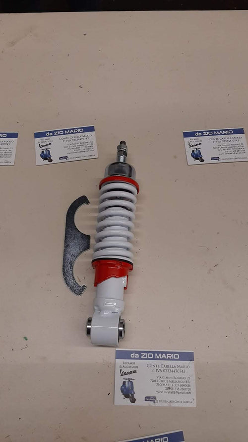 Ammortizzatore anteriore CARBONE bianco rinforzato e regolabile per VESPA 50 PK SPECIAL PRIMAVERA