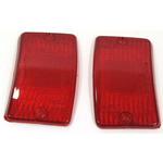 Corpi Luminosi plastiche Frecce Anteriori colore Rosso Rossi per VESPA 50 125 PK XL RUSCH N HP 4