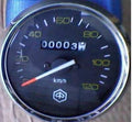 Contachilometri scala 120 km/h VESPA PX PE PRIMA SERIE CROMATO