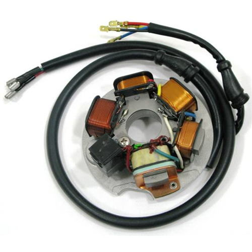 Statore 6 poli con piastra per VESPA 125 ET3 dal 1976 al 1983 VMB1T