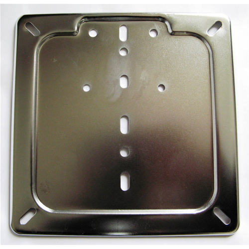 Fondo Portatarga Cromato Targhe EUROPEE per VESPA