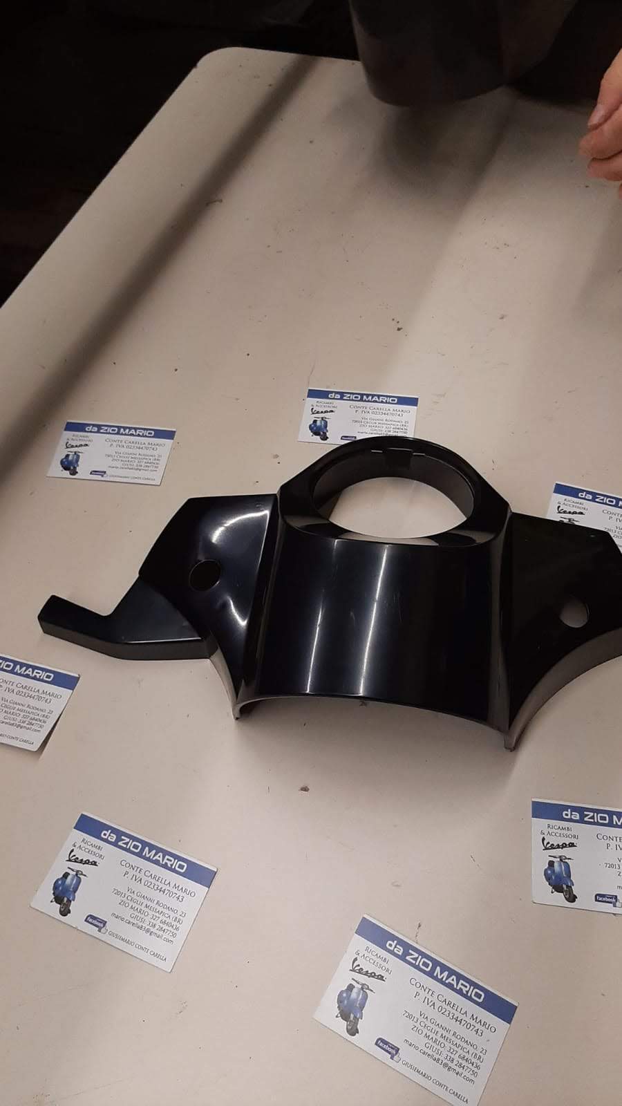 COPERCHIO MANUBRIO PER VESPA CON FRENO A DISCO PX 125-150-200