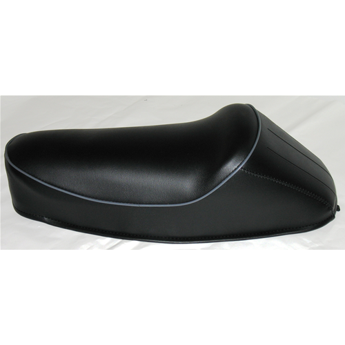 Sella con gobba nera bordo grigio per VESPA 50 125 cc. ET3 N L R SPECIAL