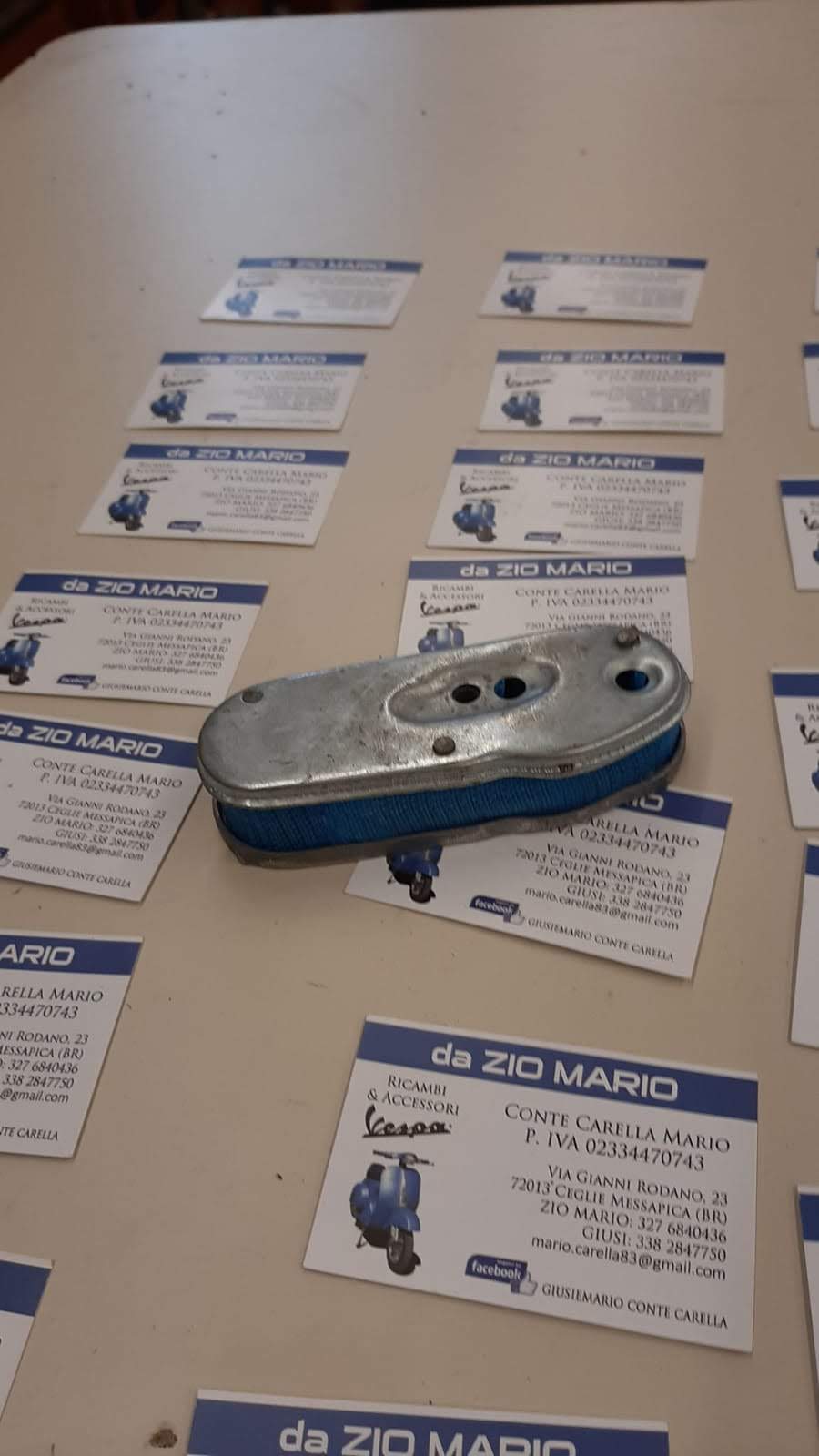 Filtro aria per VESPA PX PE 125 150 200 cc. SPRINT RALLY TS SUPER GT GTR tipo grande