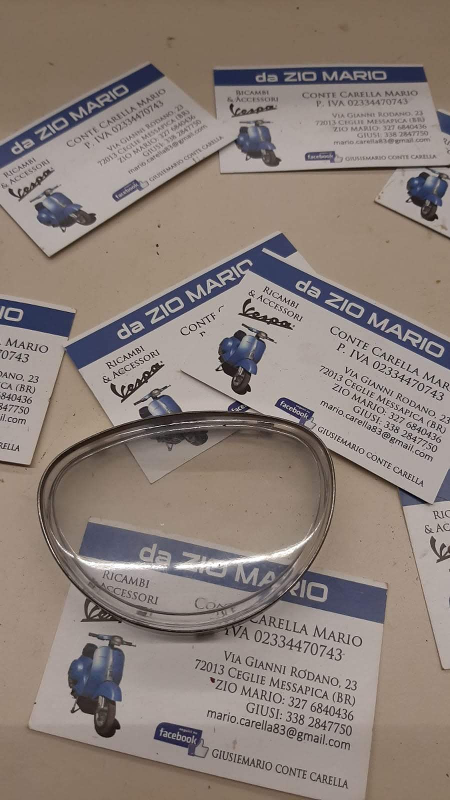 Trasparente vetro contachilometri per VESPA 50 PRIMAVERA ET3 TS RALLY