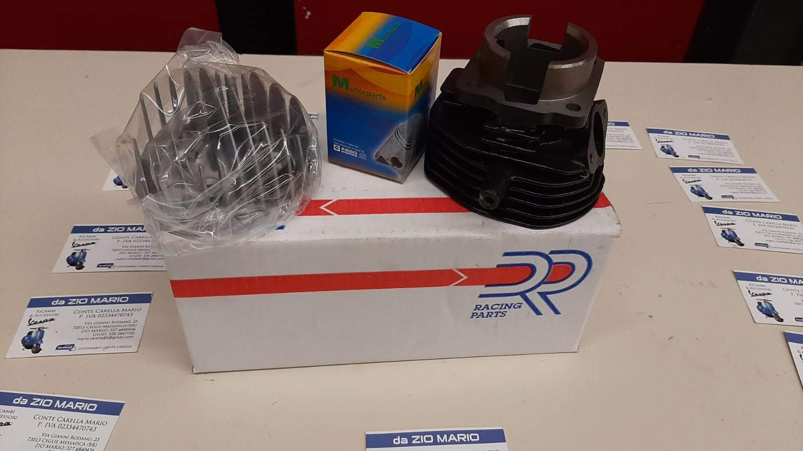 Gruppo termico DR diametro mm 55 6 travasi per VESPA 50 N L R SPECIAL PK S XL