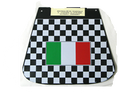Paraspruzzi " VESPA " a scacchi bianco/nero bandiera italiana per VESPA e LAMBRETTA tutte