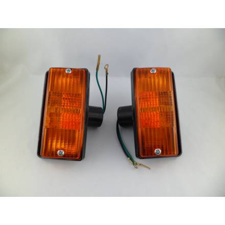 Coppia Frecce Anteriori Arancio per VESPA PX 80 100 125 150 200 E ARCOBALENO ETS T5 PK S AUTOMATICA