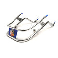 Paraurti perimetrale cromato - blu - per parafango VESPA 125 150 200 cc. px pe
