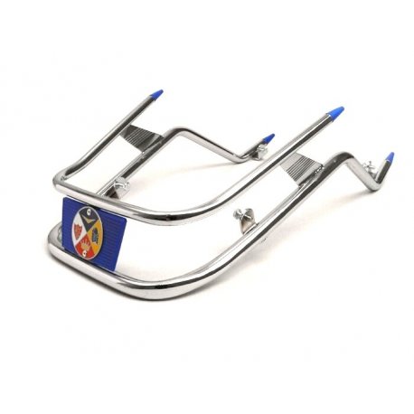 Paraurti perimetrale cromato - blu - per parafango VESPA 125 150 200 cc. px pe