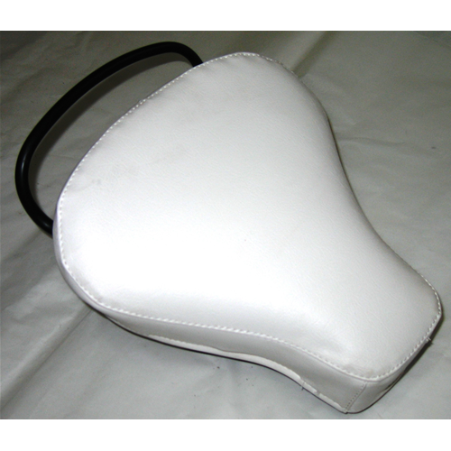 Sella triangolare bianca corta anteriore per VESPA 50 125 cc. N L R SPECIAL PRIMAVERA ET3
