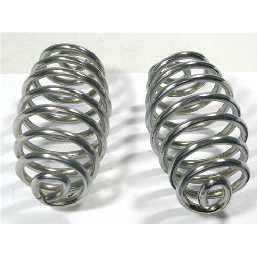 Coppia molle biconiche cromate per sella VESPA Faro Basso 125 VN1T VN2T VM1T VM2T