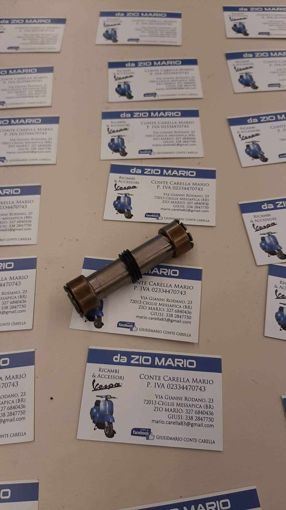 Perno asse comando snodo mozzo forcina sospensione anteriore per VESPA 50 SPECIAL PRIMAVERA ET3