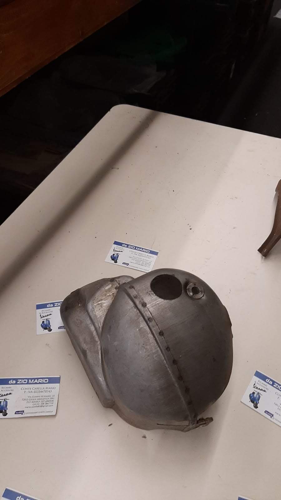 Cuffia raffreddamento cilindro motore in metallo da verniciare per VESPA 160 GS 180 SS SUPER SPORT