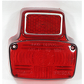 Corpo Luminoso Posteriore Rosso con Catadriotto con Ghieretta in Alluminio per VESPA 50 90 SPRINT