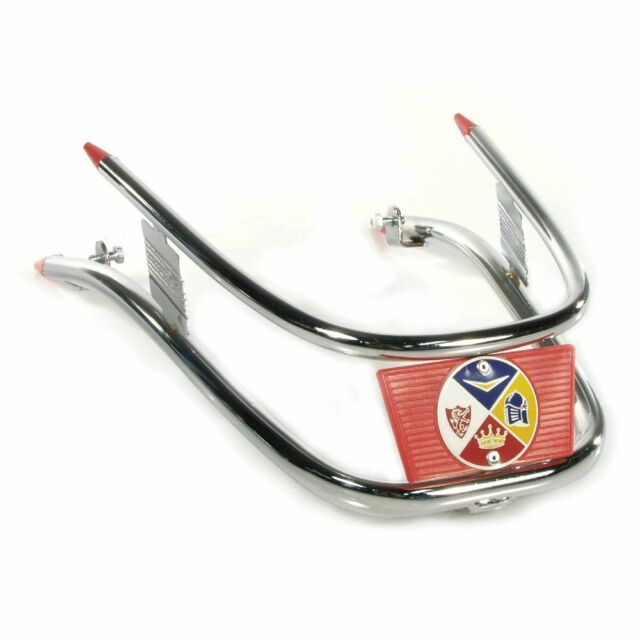 Paraurti perimetrale cromato - rosso - per parafango VESPA 50 N L R SPECIAL ET3 PRIMAVERA SUPER