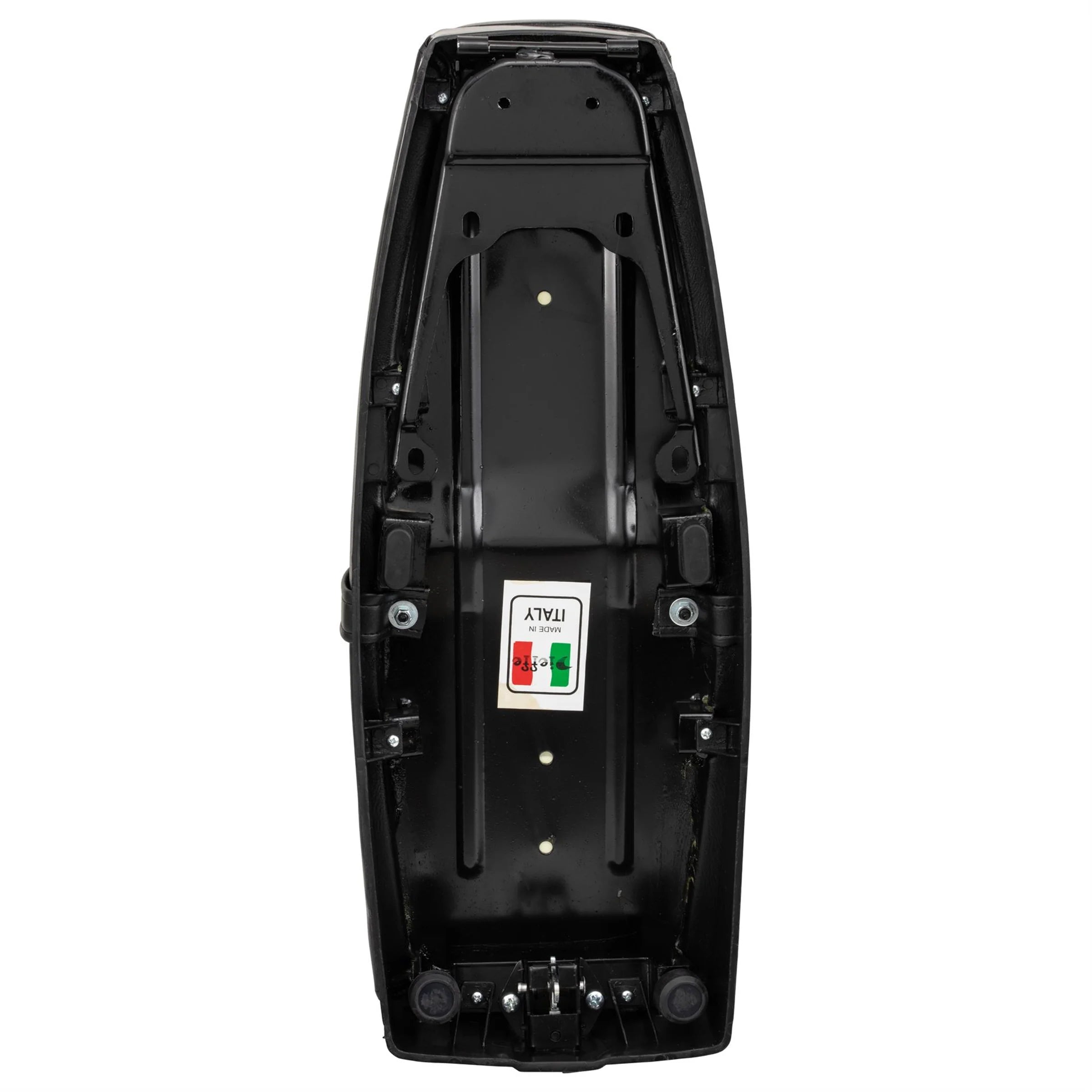 Sella nera lunga Vespa PK XL 50 80 125 cc. con gonnellino