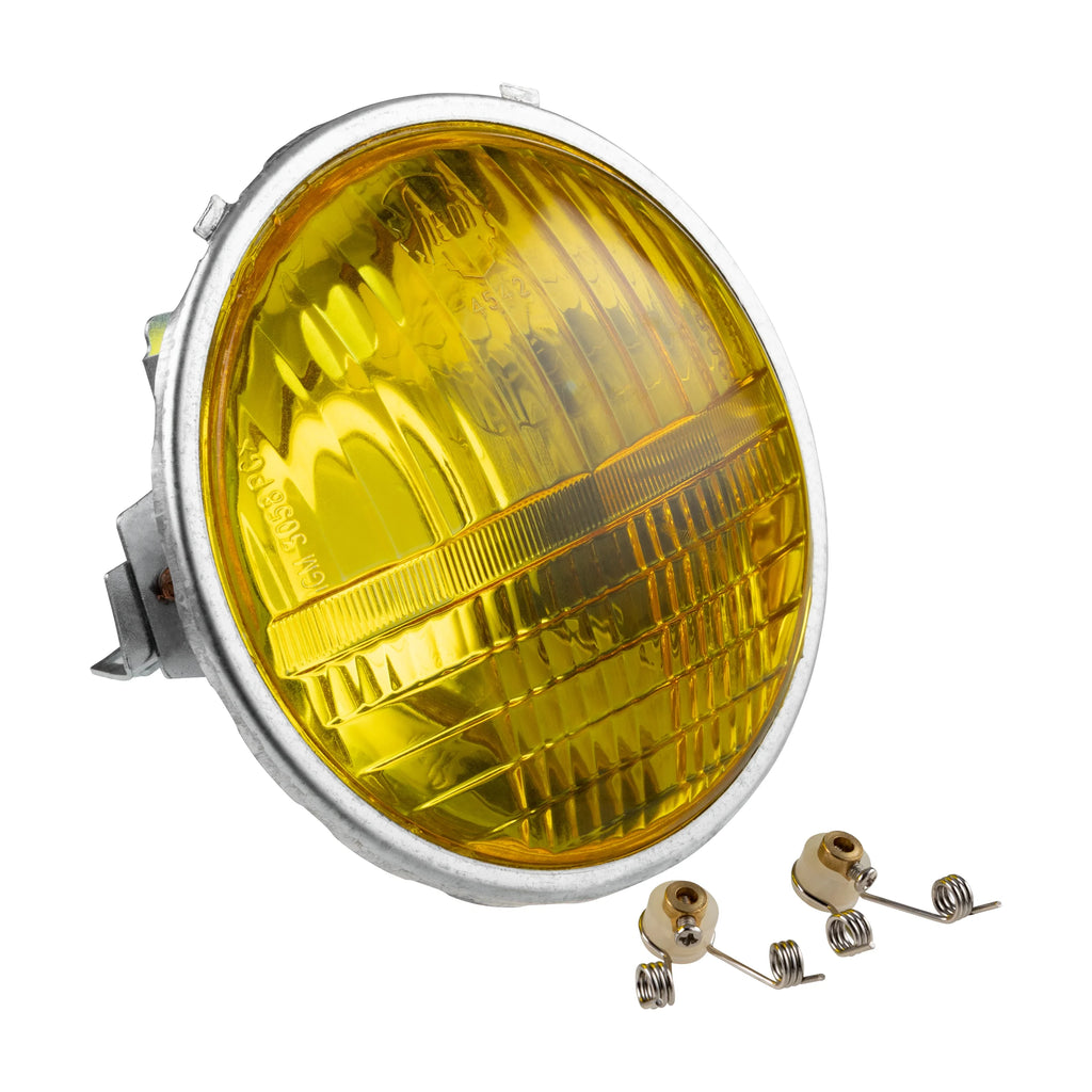 Fanale SIEM rotondo vespa 50 giallo impanato