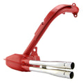Marmitta rossa tipo ABARTH Vespa 50 N L R SPECIAL - doppio tubo cromato
