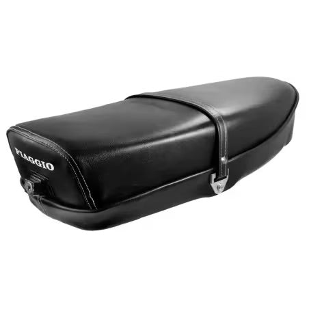 SELLA LUNGA CON SCRITTA PIAGGIO E SERRATURA VESPA L R N SPECIAL ET3 PRIMAVERA