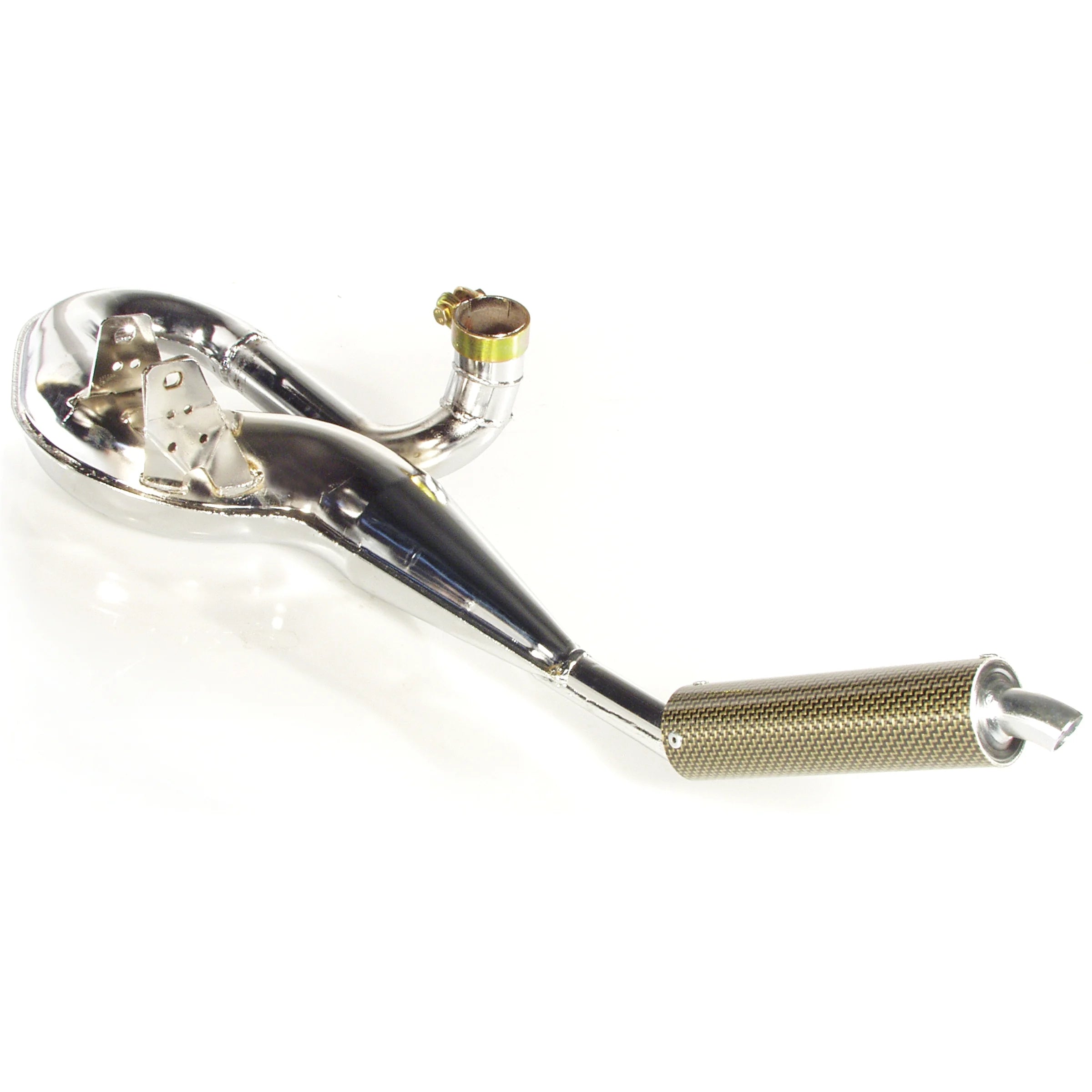 Marmitta serpentone SIMONINI CROMATA Vespa PX PE SPRINT TS GT GL