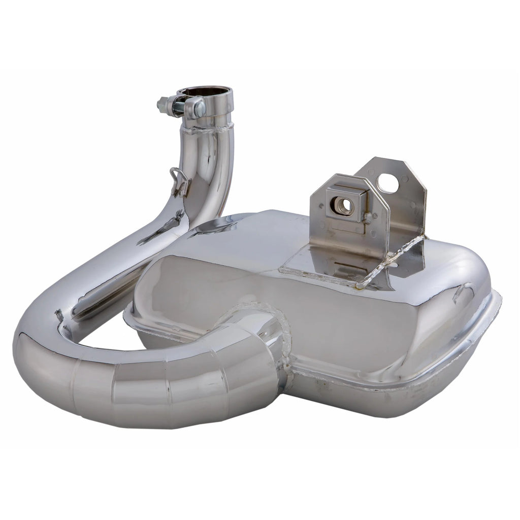 Marmitta espansione elebborata cromata Vespa PX  TS VNA VBA SPRINT