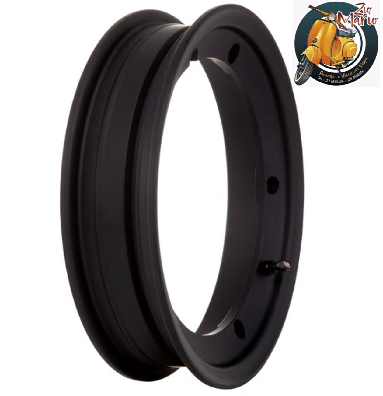 Cerchio tubeless SIP 81056100 in alluminio nero per pneumatici 3.00 3.50 -10