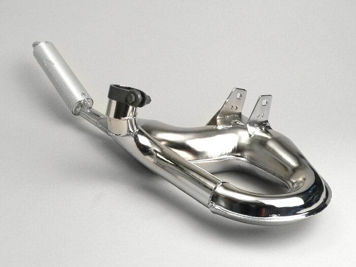 Marmitta serpentone SIMONINI cromata Vespa PX  RALLY 200