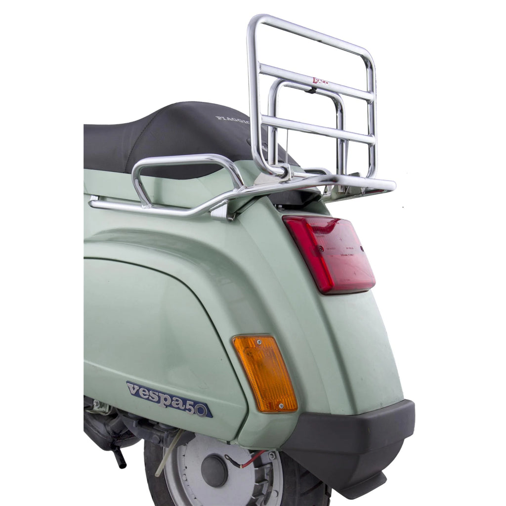 Portapacchi posteriore giro sella cromato Vespa PK
