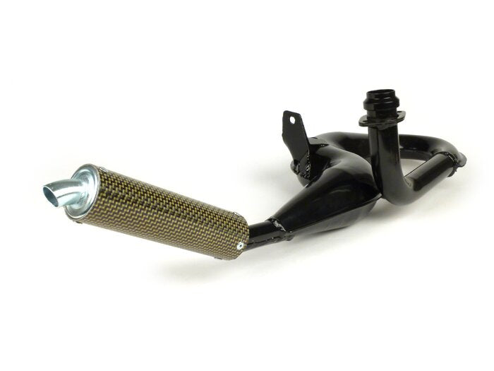 Marmitta serpentone SIMONINI NERA Vespa PX 125 T5