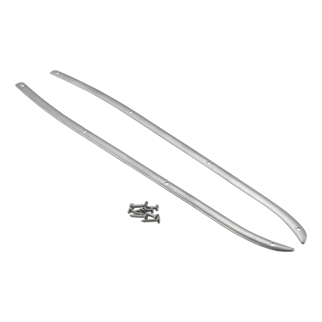 Coppia listelli tappetino in acciao inox Vespa VNB TS GT GS SS RALLY GTR RALLY SUPER SPRINT GL VBA