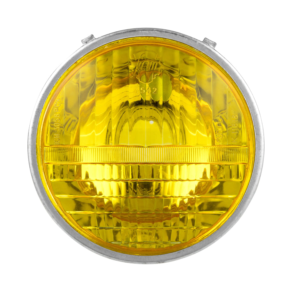 Fanale SIEM rotondo vespa 50 giallo impanato