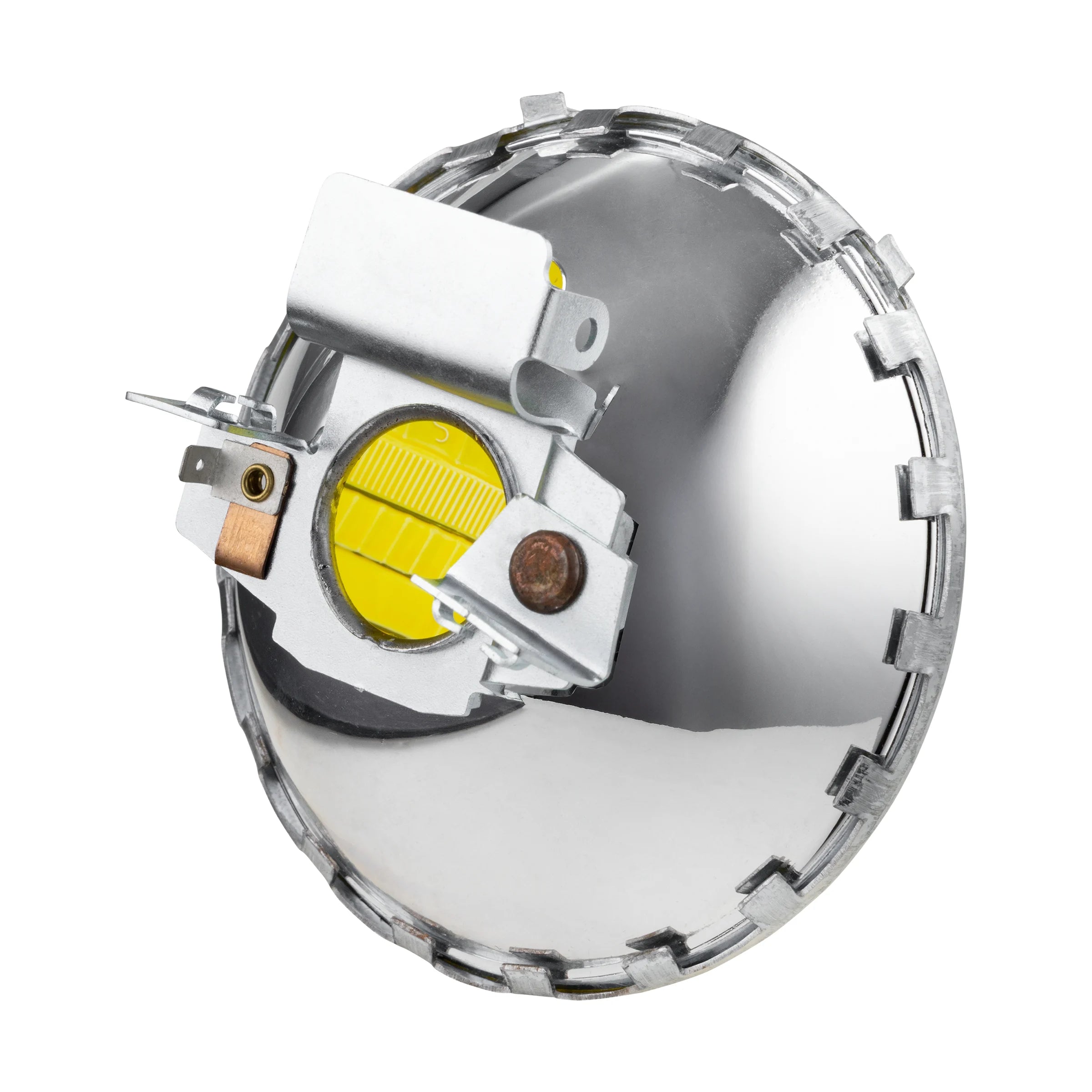 Fanale SIEM rotondo vespa 50 giallo impanato
