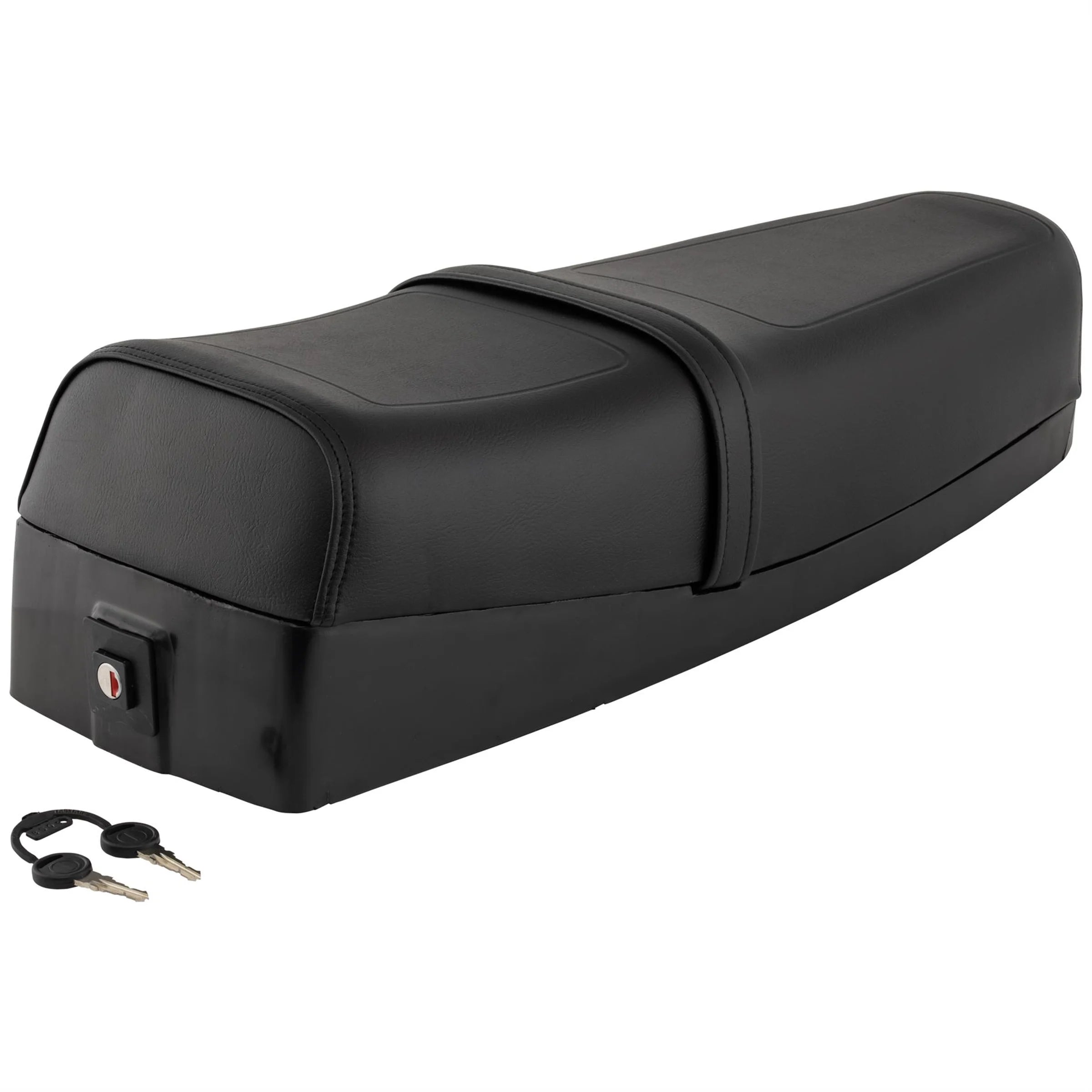 Sella nera lunga Vespa PK XL 50 80 125 cc. con gonnellino