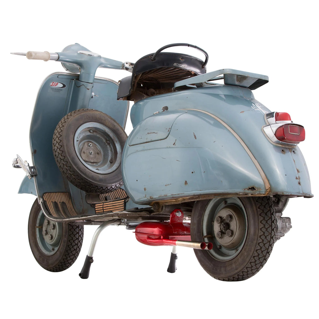 MARMITTA ROSSA ESPANSIONE ELABORATA Vespa PX VNA VNB TS SPRINT