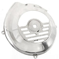 Copriventola cromata Vespa 50 prima serie sportellino piccolo dal 1963 al 1965