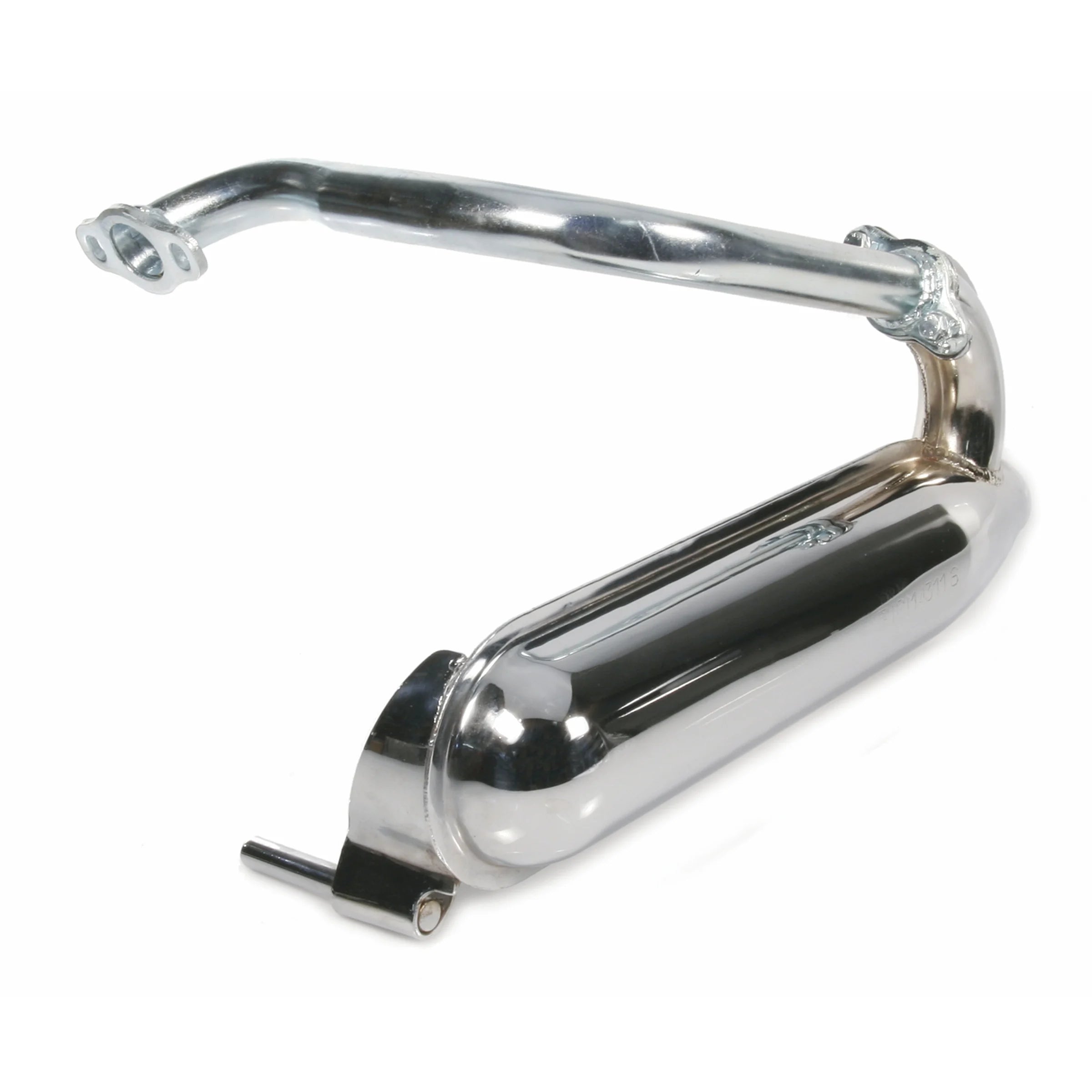 Marmitta banana per Vespa SS90 - SS50 CROMO