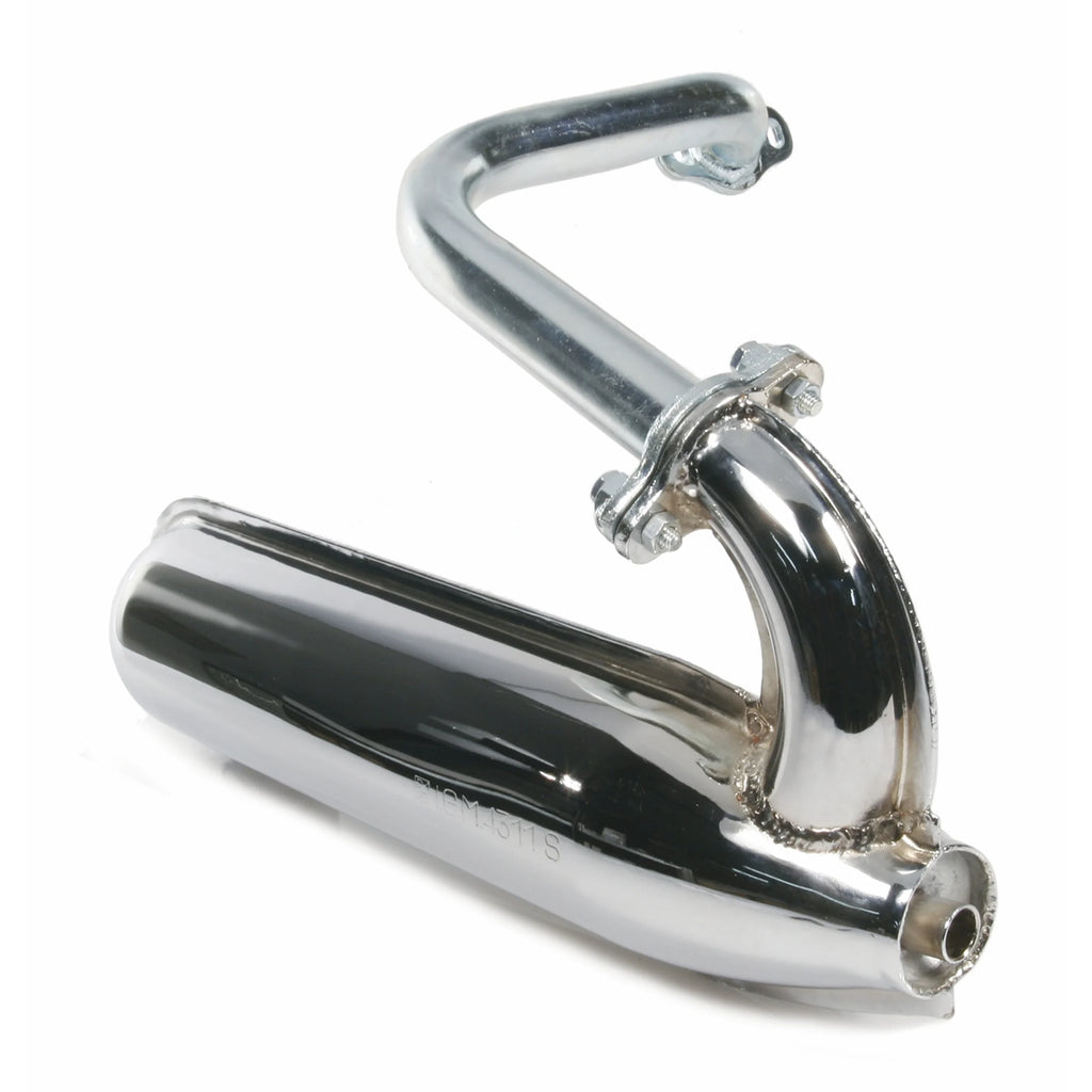 Marmitta banana per Vespa SS90 - SS50 CROMO